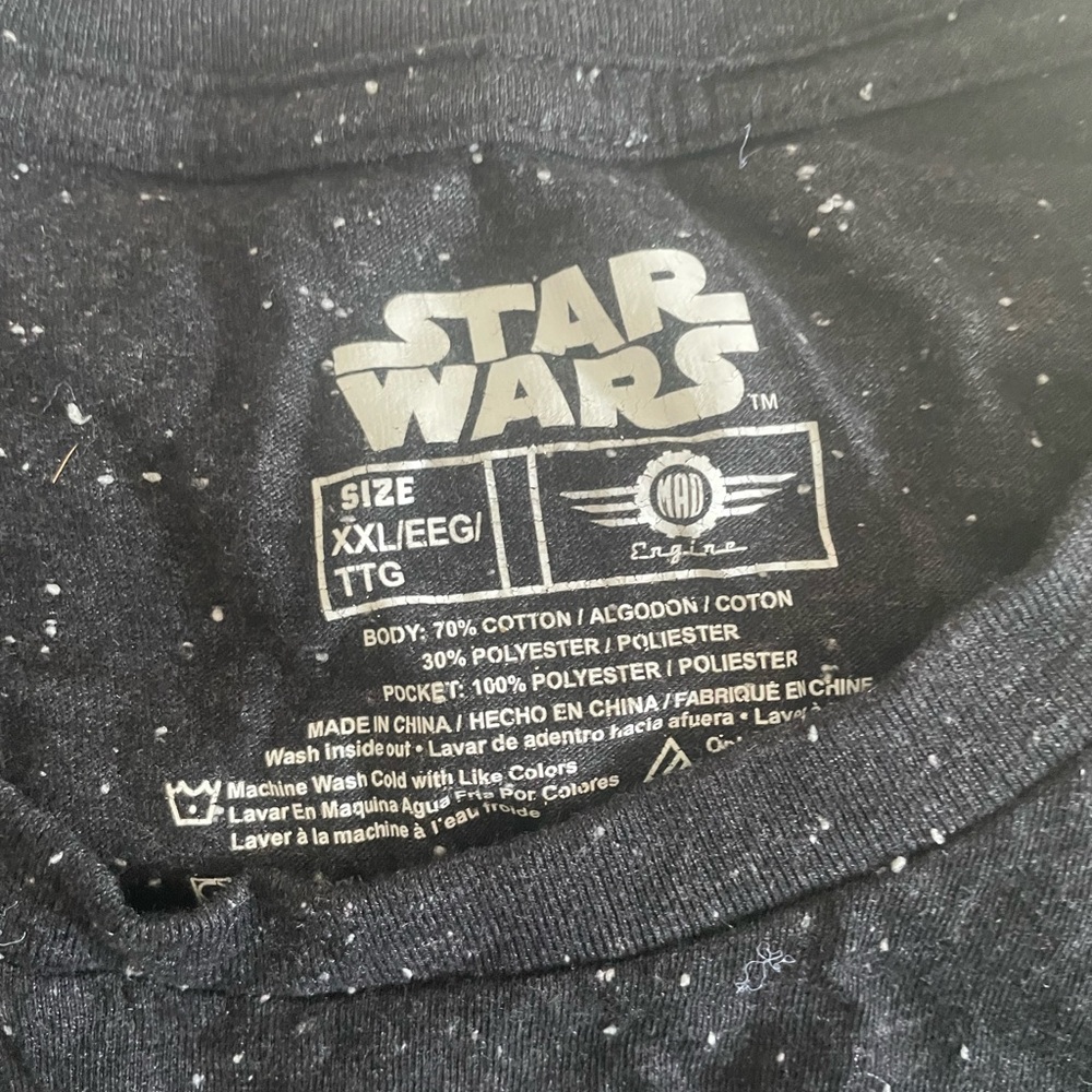 Star Wars Black and White Logo Tee